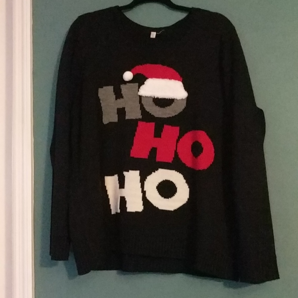 By Design Womens Plus 1X Ugly Christmas Sweater